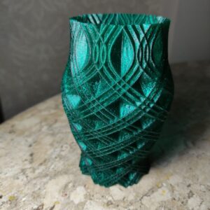vaso verde esmeralda